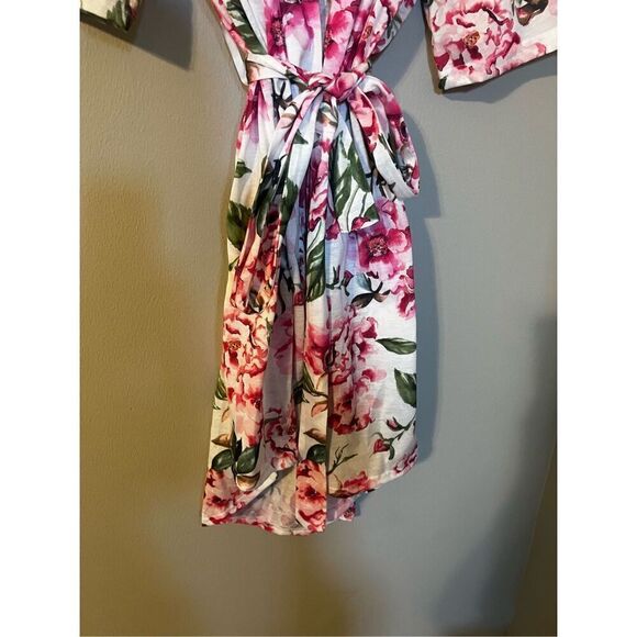 Show Me Your Mumu One Size Brie Robe Multicolor Floral Kimono Garden of Blooms - Picture 4 of 9